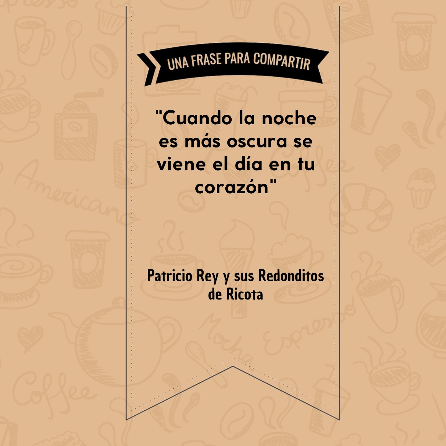 Individual Café con Frases detalle